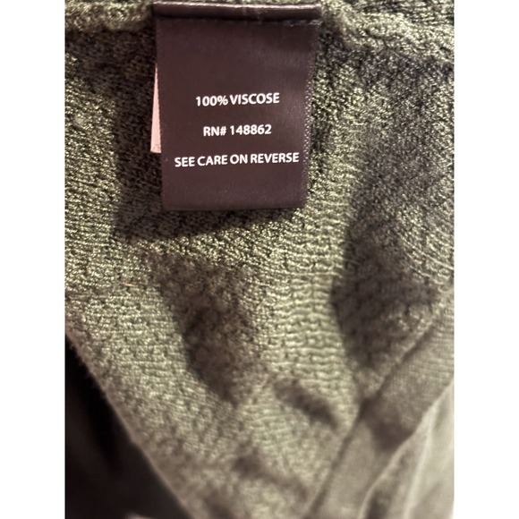 Torrid Three-Quarter Sleeve Open Front Cardigan Women's Size 6 Olive Green - Picture 5 of 6